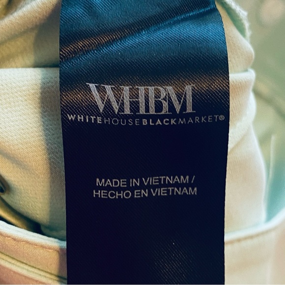 White House Black Market Light Green Wide Leg Pants - Picture 10 of 10